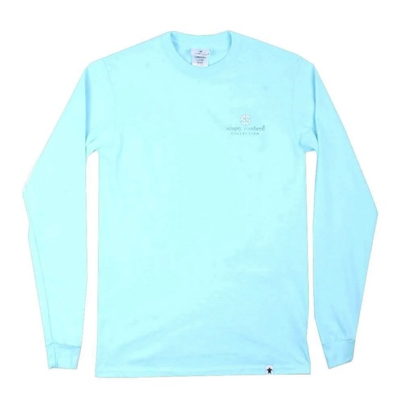 Simply southern size L long sleeve T-shirt, with scream,print on back and arm - Picture 1 of 13